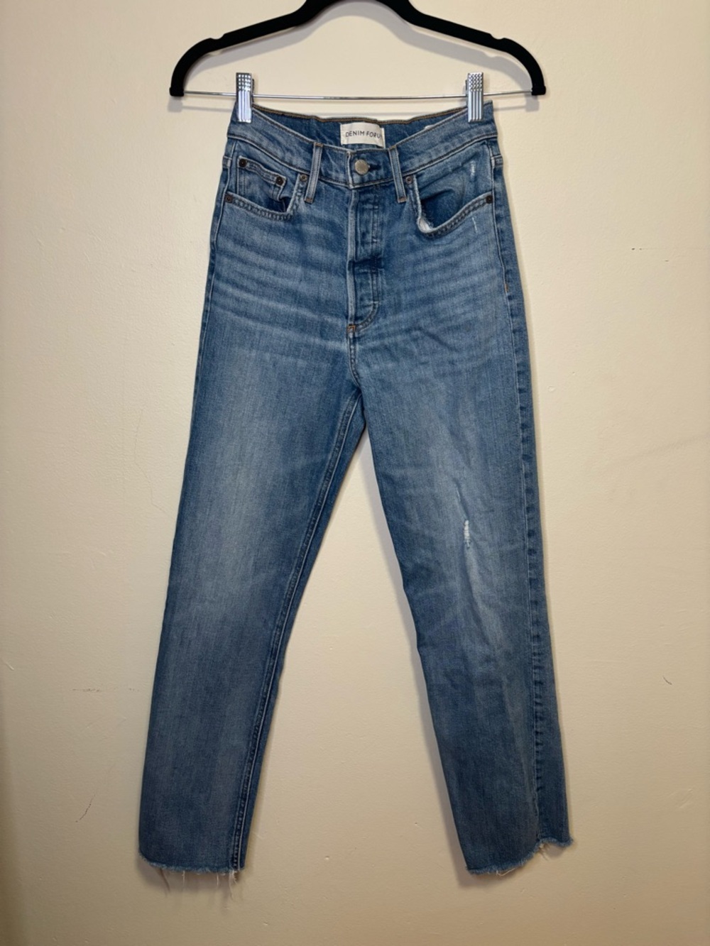 Aritzia Denim Forum The Arlo High Rise Straight Jeans Size 25